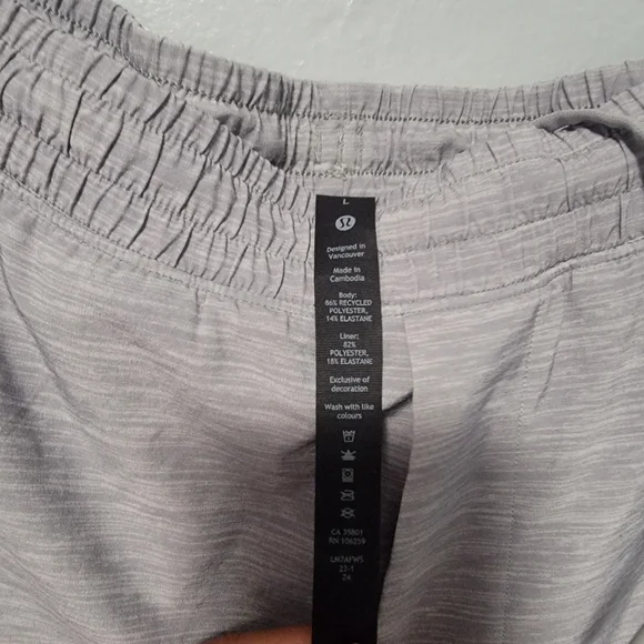 LULULEMON MEN Gray Shorts - Picture 5 of 5